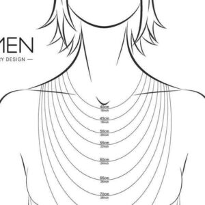 amen b jewels - how to measure necklace - silver necklace