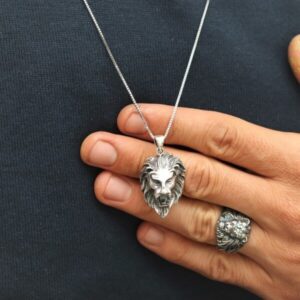 Amen-B-Jewels-Lion-Head-Pendant-Necklace-5