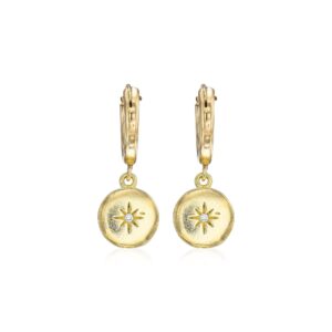 Amen b Jewels - star earrings with sparkle Zircons