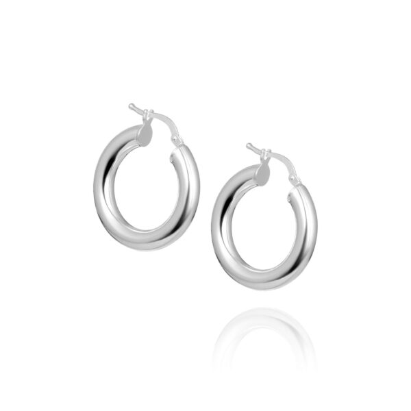 Amen B Jewels - sterling silver hoop earrings