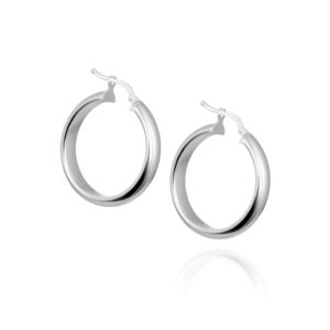 Amen B Jewels - sterling silver hoop earrings