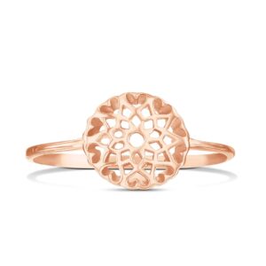 Amen B Jewels - Lucy Ring - 14k sold gold circle of life ring