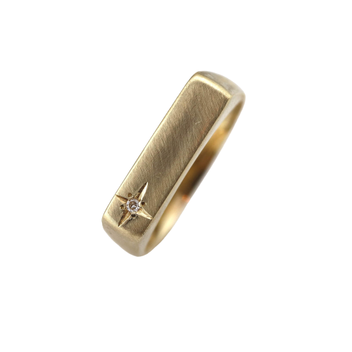 Amen-B-Jewels-Leticia-Ring-Modern-signet-ring-made-of-14k-solid-gold