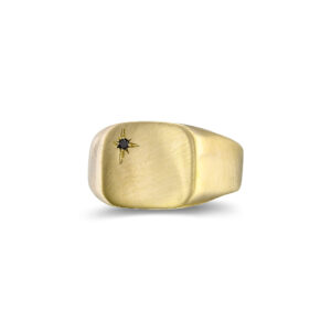 Amen B Jewels - Olga Ring - gold signet ring made of 14k gold