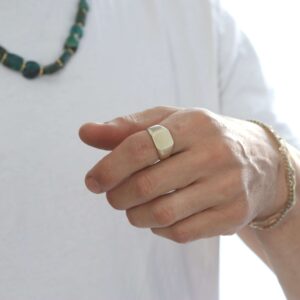 Amen B Jewels - Eyal Ring - 14K gold signet ring (8)